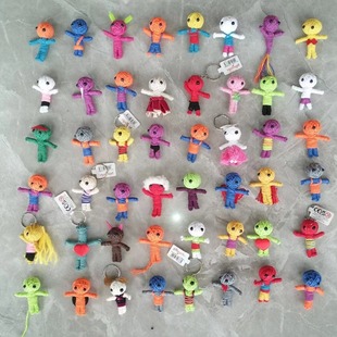 Handmade wool vicious witch Doll Doll holiday decoration atmosphere gift keychain Halloween