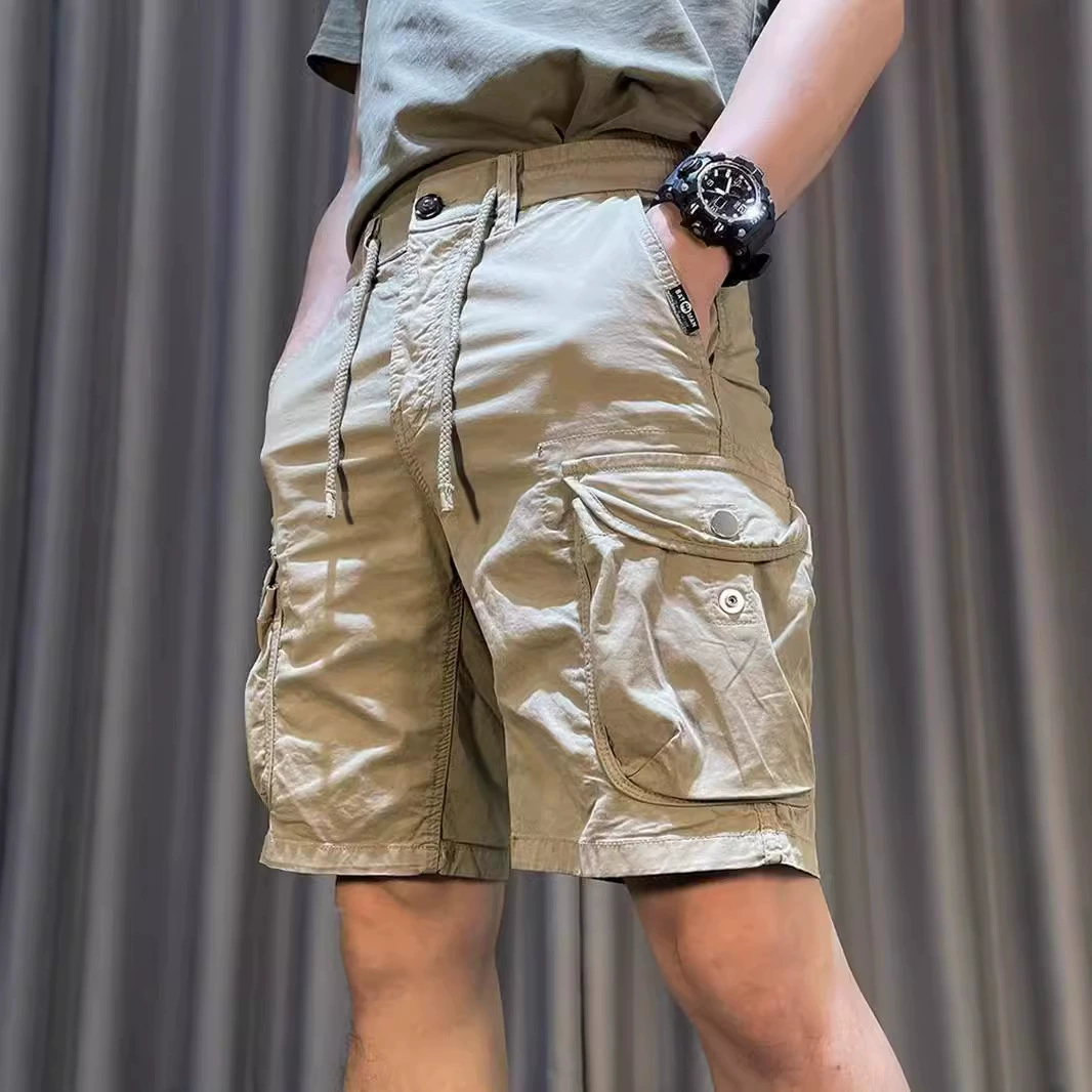 Американские шорты для мужчин летом тонкий дизайн