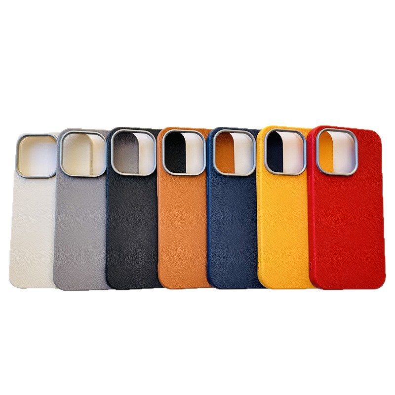 Suitable for Redmi Note 14 Cross-Border New Model High-End Solid Color Leather Texture Phone Case K80 Paintable Soft Rubber Protective Cover