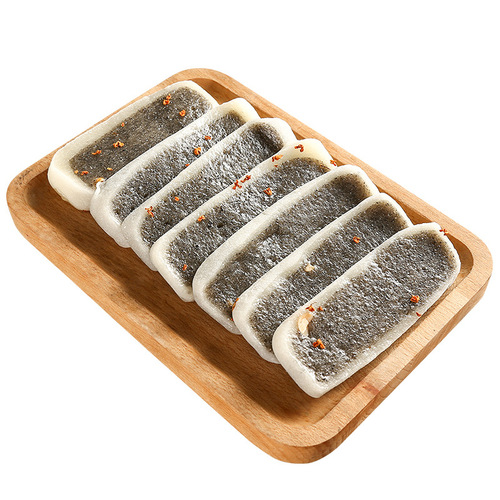 Black Sesame Soft Rice Cake, Wenzhou Specialty, Traditional Old-Style Handmade Snack, Ready-to-Eat Zero Food Snack, Authentic