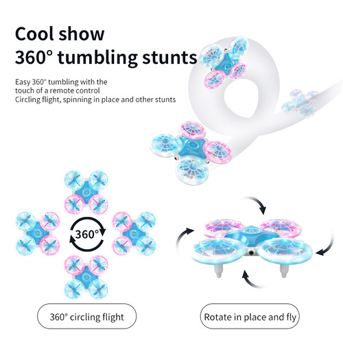 Cross-border Internet Celebrity Mini Glow-Inducing Flying Device — Boys' and Girls' RC Helicopter, Electronic Kids' Toy Wholesale
