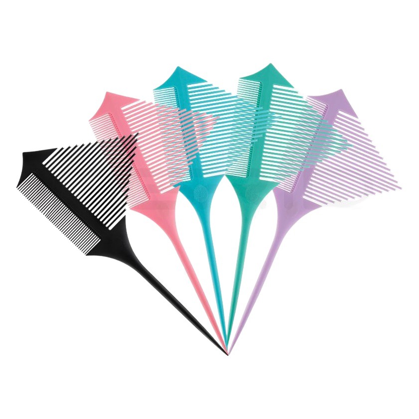 Europeo nuevo teñido peine peluquería pelo teñido herramientas de peluquería corte de pelo profesional punta cola peine