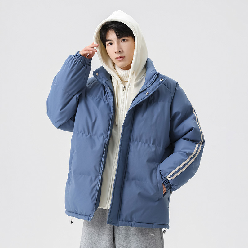 Men's jacket, autumn winter vacation, two trendy brand plush and thick insulation jackets, down cotton_voghion.com