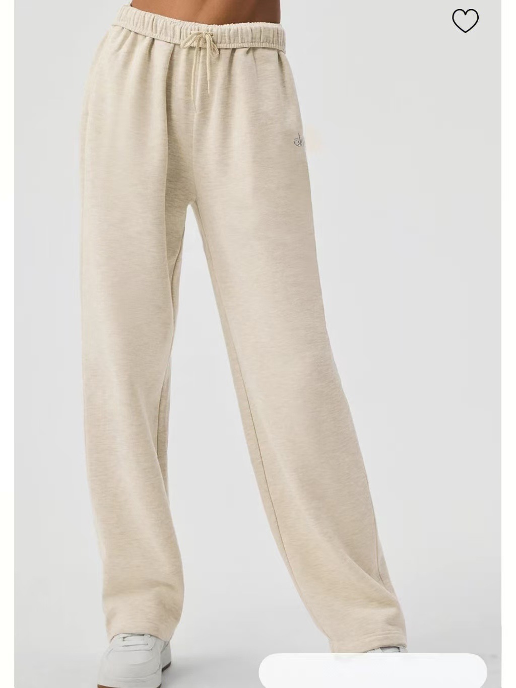 Versión correcta de otoño y invierno nueva marca de moda a * o pantalones de piernas anchas de cintura alta casual pantalones rectos para hombres y mujeres