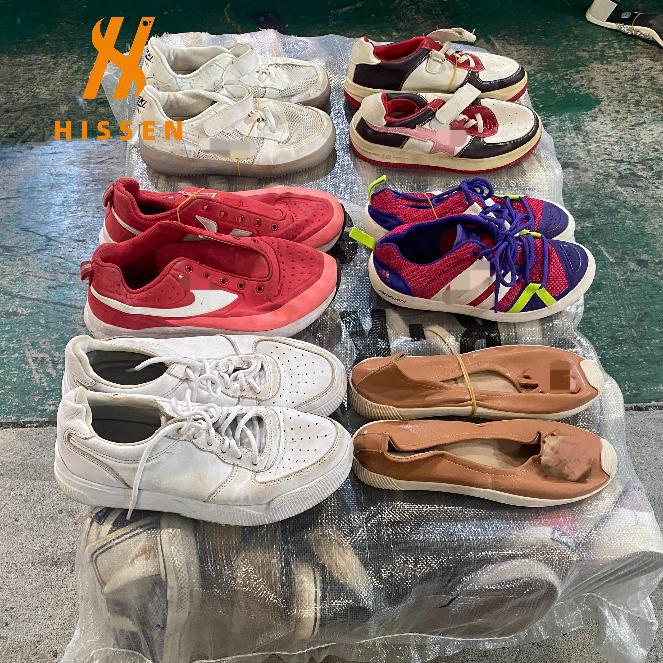 A级二手品牌女鞋运动休闲鞋 旧鞋出口玻利维亚brand used shoes