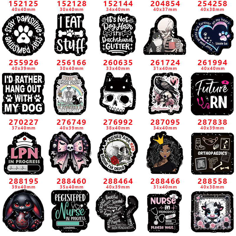 2024 new acrylic resin patch sparkling bottom GT-H-152125