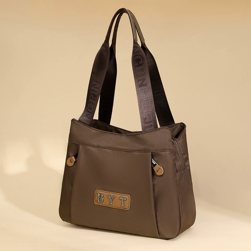 Женская сумка на одно плечо новая повседневная мода водонепроницаемая нейлоновая ткань сумка на плечо путешествия Тотт сумка студенческая холщовая сумка