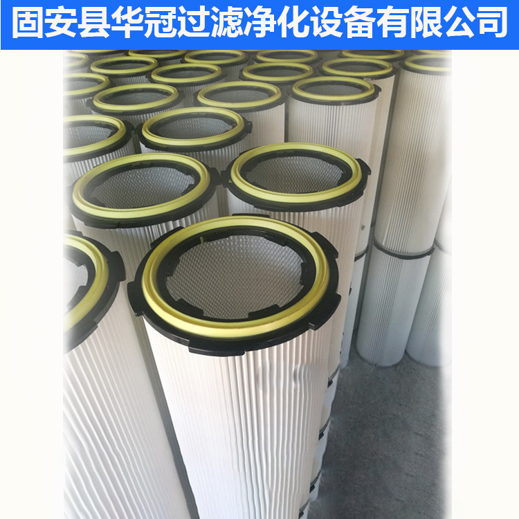 替代P191280 P191281椭圆形除尘滤筒 阻燃滤芯