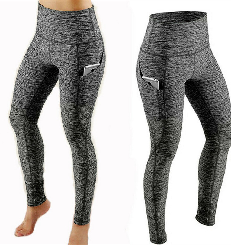 Simple Style Solid Color Polyester Patchwork Active Bottoms Leggings display picture 1
