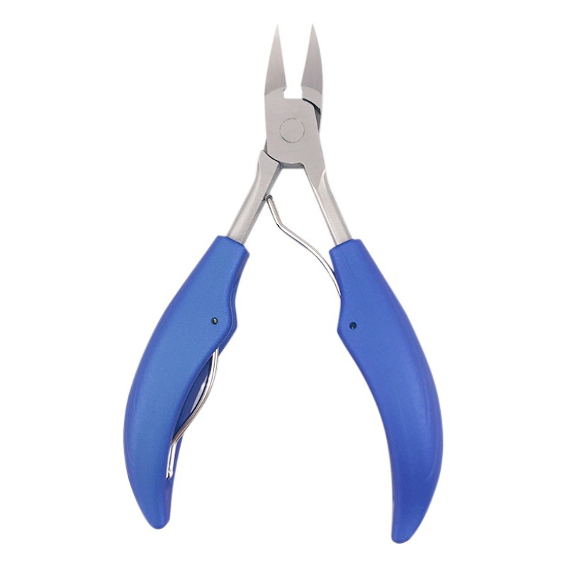 De una sola pieza de entrega ranura de uñas Alicates de punta de águila de acero inoxidable boca de águila cortaúñas grandes cortaúñas pedicura cuchillo en stock al por mayor