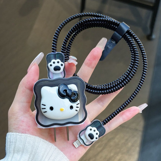 苹果15充电线保护套ipad20w充电器13114promax手机数据线保护线套