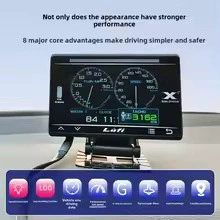 Откорректированная машина LUFI X7 четвертого поколения с функциями OBD+GPS, прибор водяной температуры, турбина, температуромер масла, значение G, гироскоп