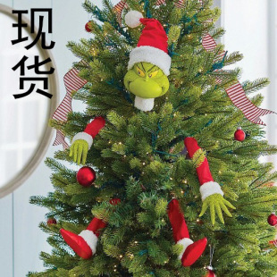 Grinch Decorative Figurines���R�d�¿�������}�Q���b������