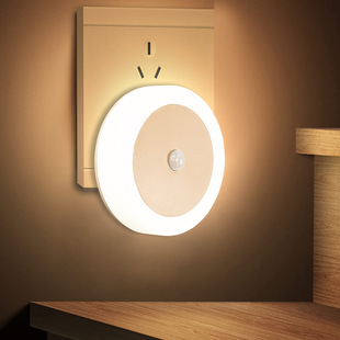 Human Body Sensor Light, Does Not Turn on during the Day, Bathroom Plug-In Night Light, Hallway Night Light, Entrance Led Modern Minimalist Style