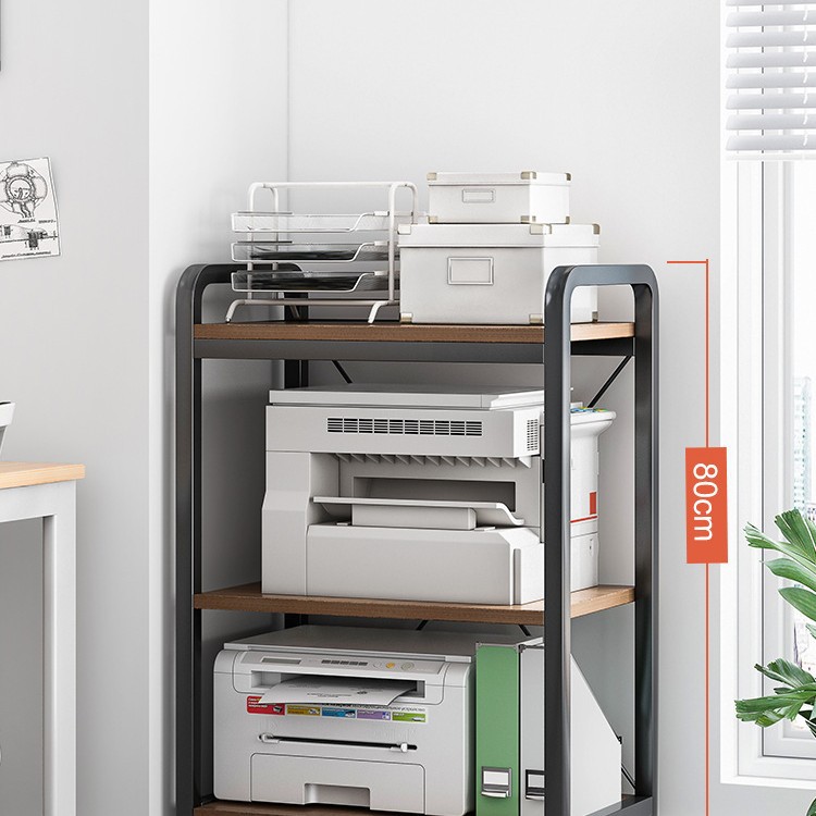 [플로어 휠] 3 레이어 브러시 블랙 오크 + 블랙 프레임