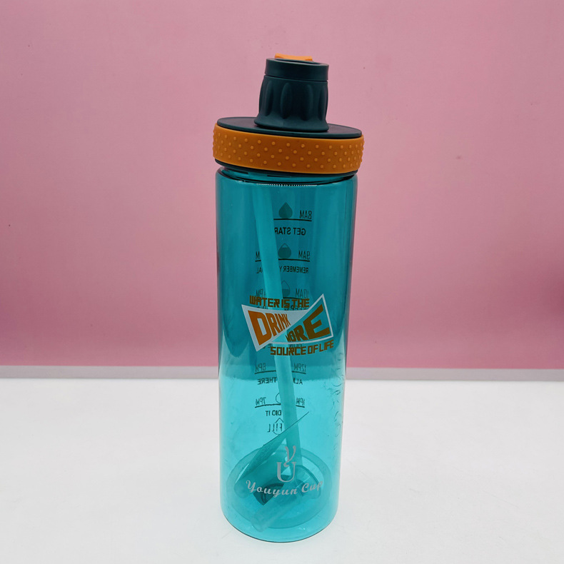 Youyun 0382 Xinwang TAZA ROJA taza de plástico 1000ml portátil taza de tonelada portátil estudiante espacio taza al por mayor