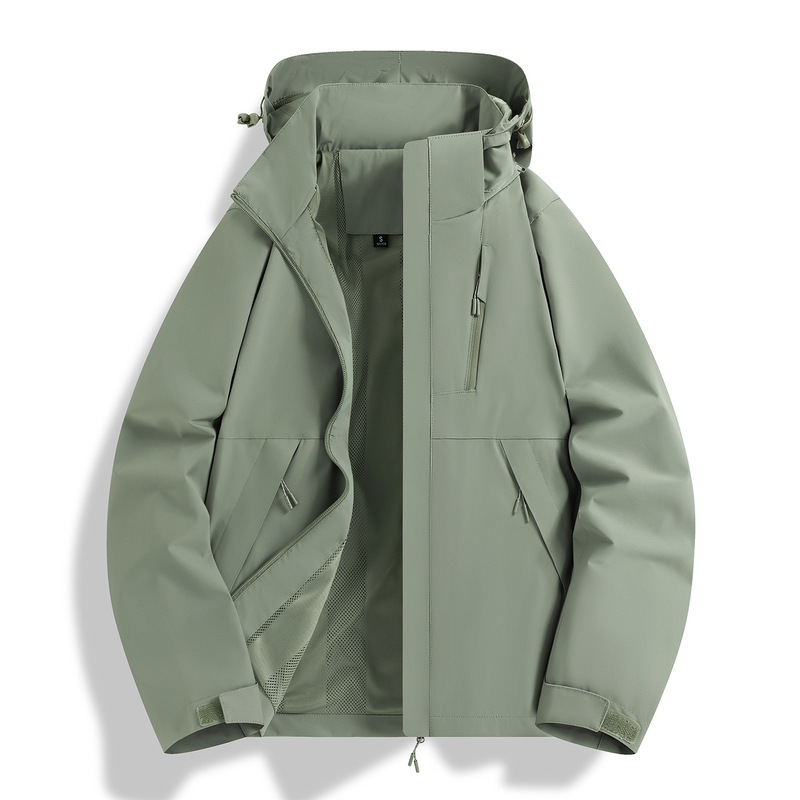 登山进藏连帽夹克防风防泼水三合一冲锋衣团建工作服定制批发LOGO|undefined