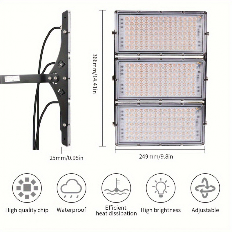 U 519 led Flood Light Outdoor Module Spotlight Garden Yard