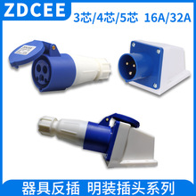 ߷16A/32Ab3о45׷ˮչI^IP44~ĸ