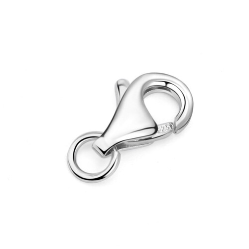 S925 sterling silver accessories lobster clasp spring buckle water drop buckle necklace bracelet buckle handmade DIY materials