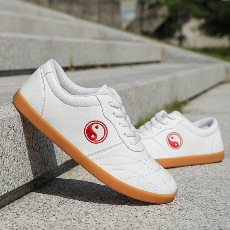 回力太极男鞋45大码软皮牛筋底武术运动鞋潮男46秋季板鞋太极拳练