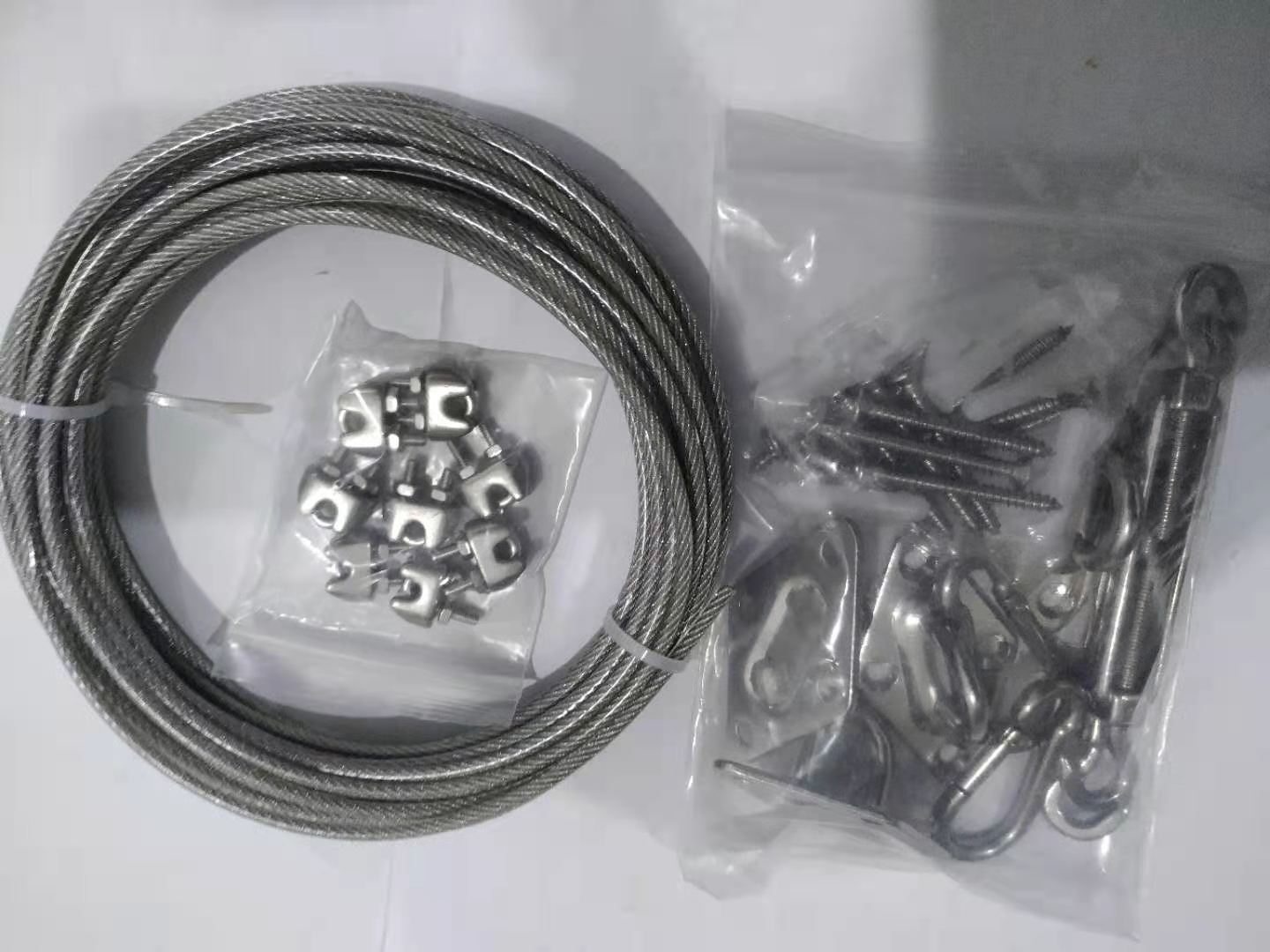 跨境 5mm套装 启同不锈钢四角遮阳帆不锈钢配件 遮阳蓬配件