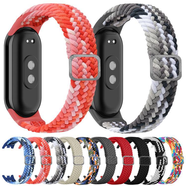 xDfind correa trenzada de nylon elástica ajustable para pulseras Xiaomi 10 / 9 / 8