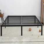 厂家直销铁艺钢木床可拆装铁床酒店双人床大H号软钢床架床垫底座