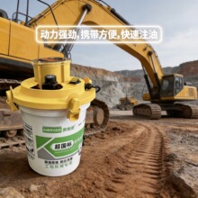 融芯下沉黄油机24V桶装全自动打油注油加注机挖机机械润滑油脂