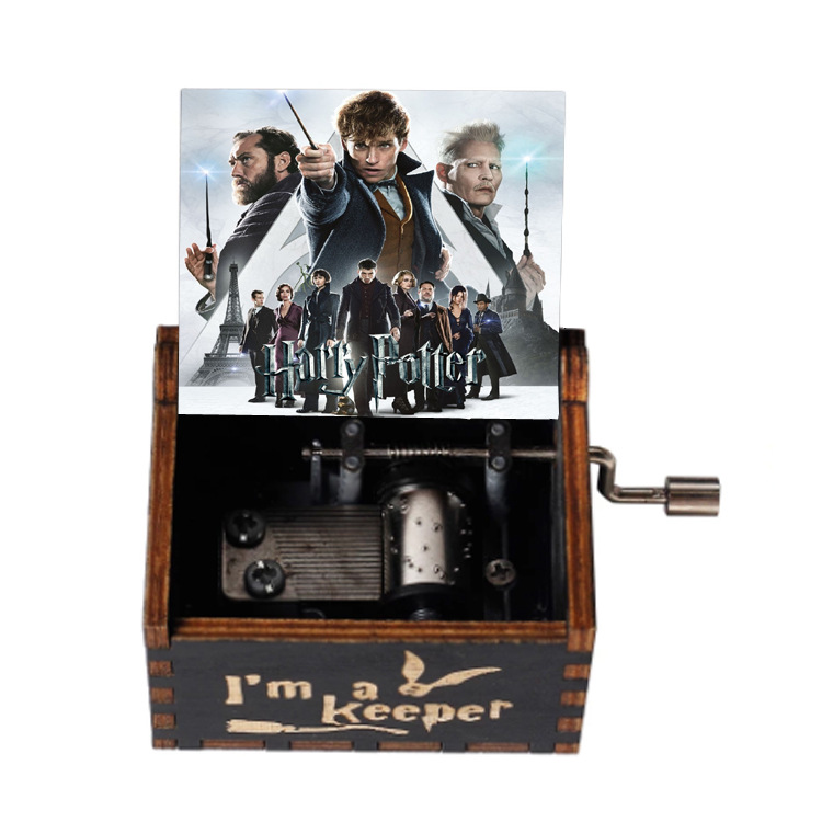 源工場ハリーポッターハイドウェイ手揺れ木製オルゴールミニオルゴールクリエイティブ誕生日プレゼント