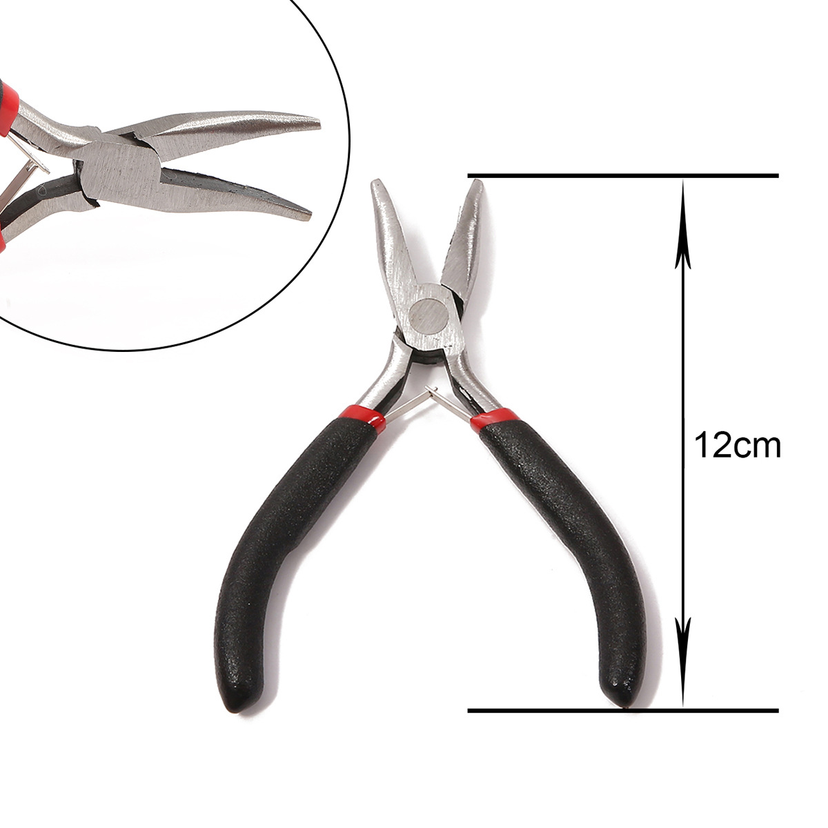 Black handle bending tong