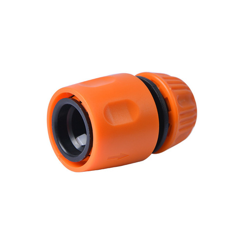 ABS plastic quick-connect car wash hose adapter 4-way water quick connector, nipple-type garden water gun fitting 1/2 water connection adapter