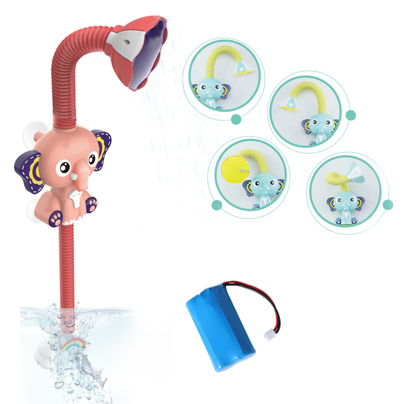 Envío libre de agua eléctrica rábano ducha submarina rociador interior para niños bebé baño Juguetes
