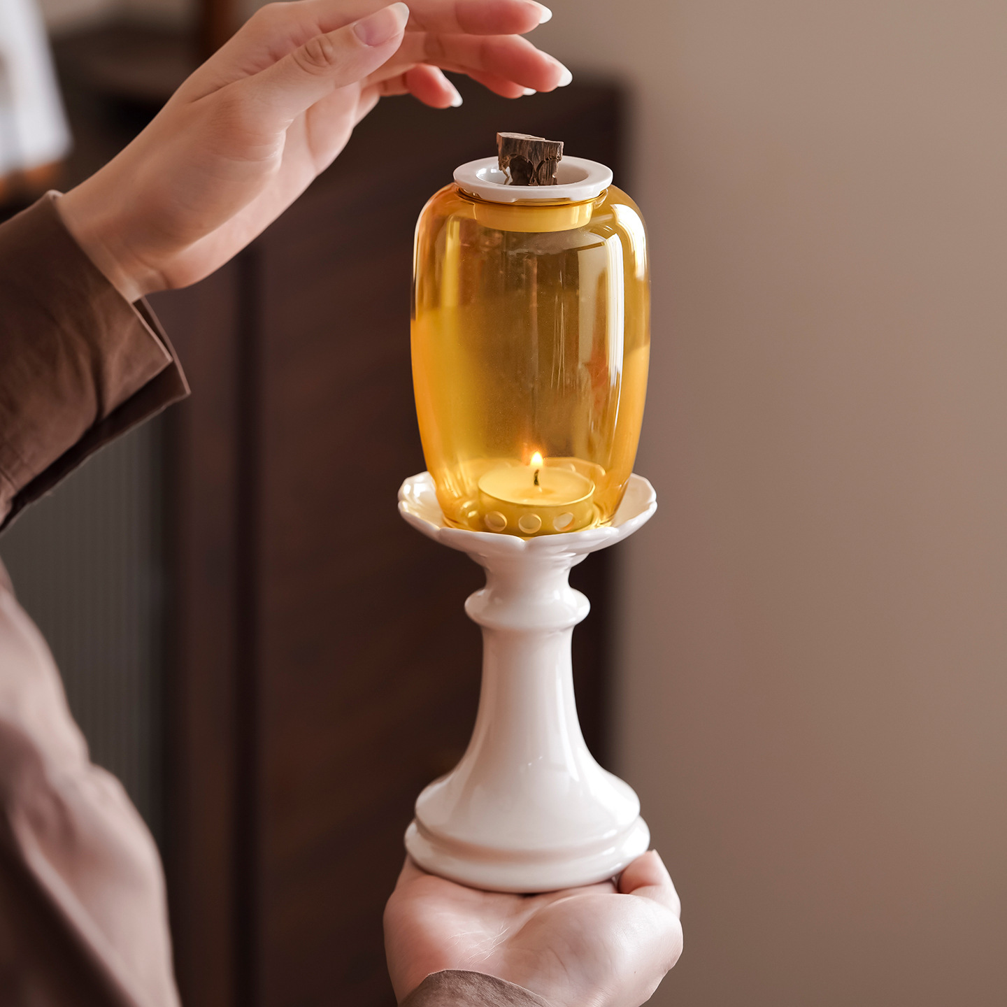 Glass aromatherapy
