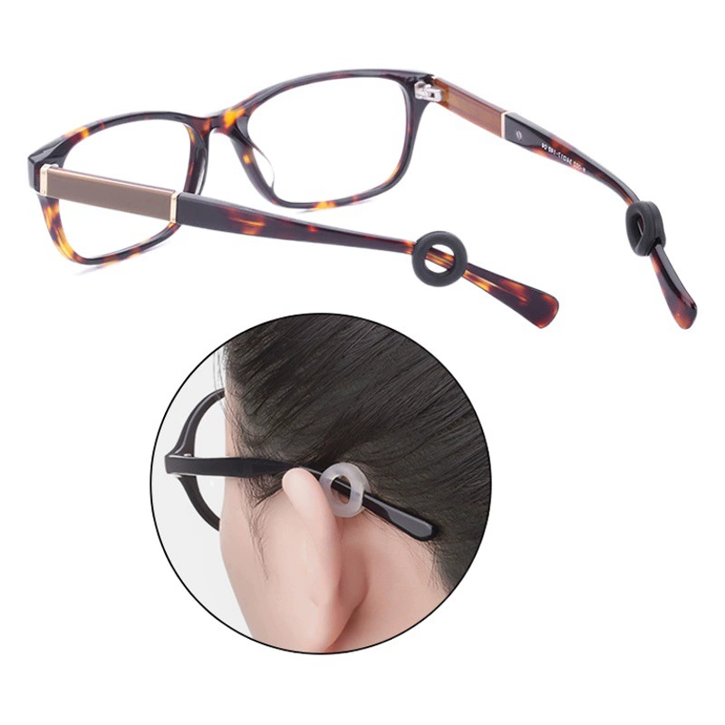 Очки противоскользящие рукава силиконовые противоскользящие крючки для ушей наушники заушники спортивные очки для ног Аксессуары для очков разбросаны по кругу