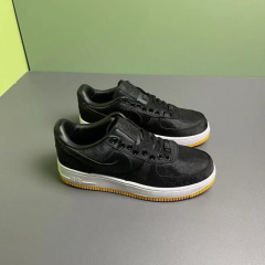 &AF1板鞋黑白丝绸vl联名低帮男女增高藤原浩校园休闲潮鞋