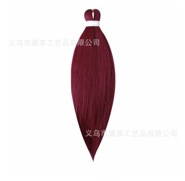 Peruca transfronteriza PVC ignífugo a baja temperatura africano aguja de trenza de trenza extensión EZ gran trenza esponjosa ajuste de baja temperatura