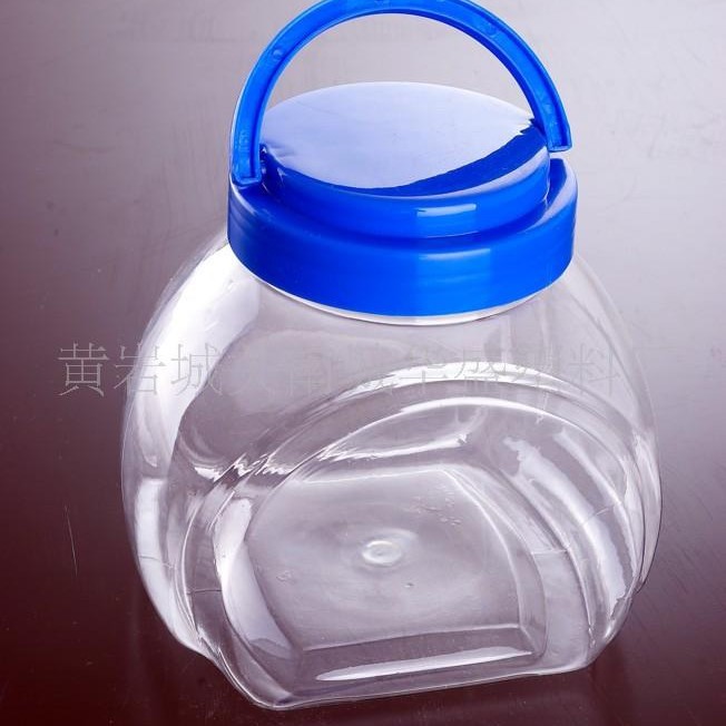 供应现货批发 1.95L糖果罐  塑料透明零食瓶 PET塑料包装容量