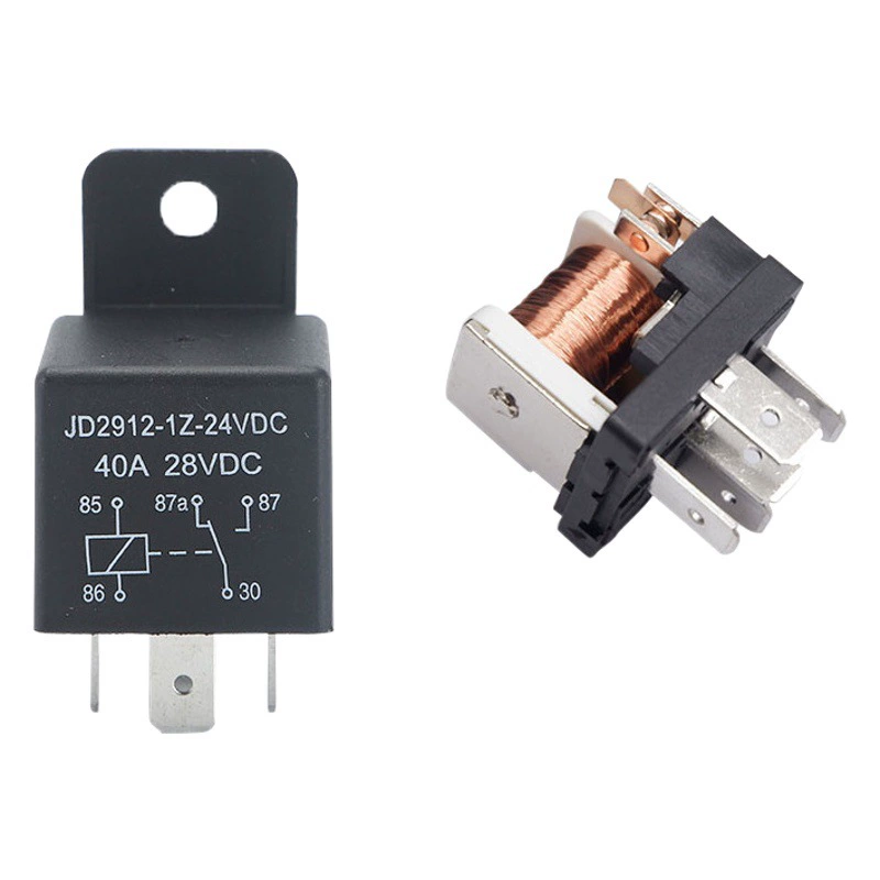 Пламя-реле 12В автомобиля новой энергии ретардант с ногой реле 24В4 наивысшей мощности гнезда 40а80а небольшой 5 футов