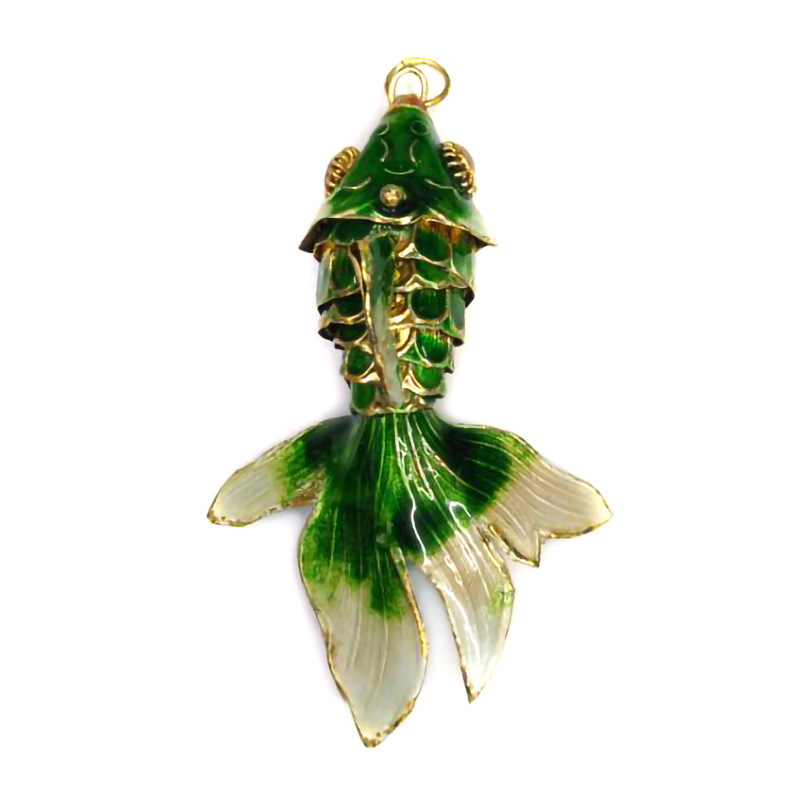 Copper Material 1 Piece 75mm Copper Goldfish Pendant Pendant