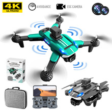K8無人機光流定位高清4k航拍飛行器四面避障折疊遙控飛機跨境玩具