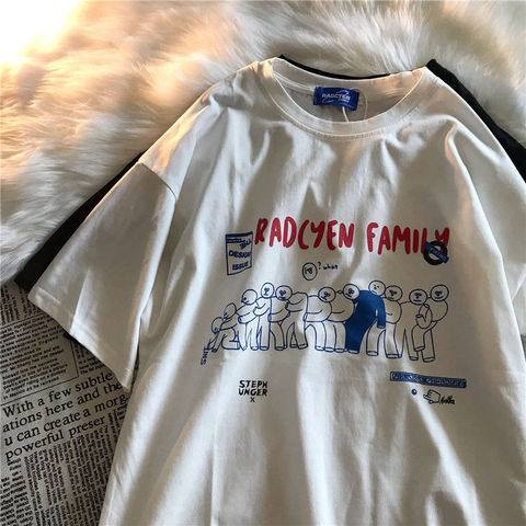 American Hong Kong Style Chic Trendy Brand Short-Sleeved T-Shirt for Women Spring and Summer 2025 New Trendyy Design Loose Casual Top