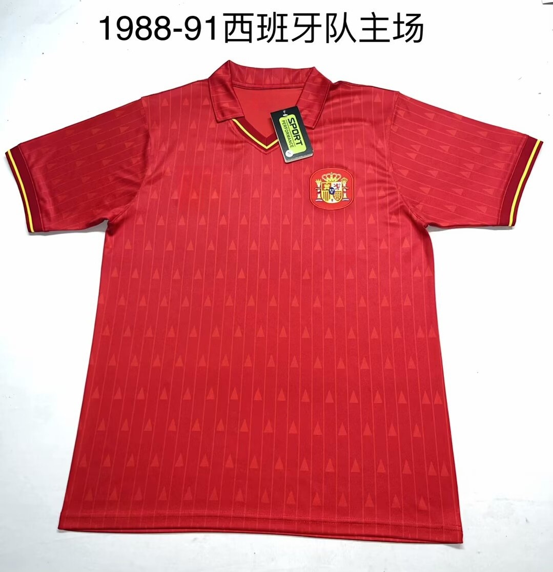 Other x Spain Retro 1988/91 Home Jersey Red