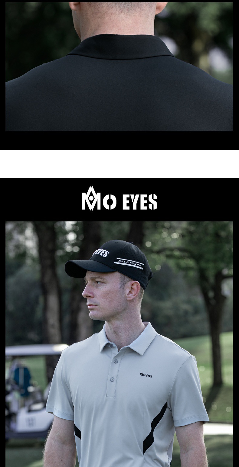 Áo polo nam tay ngắn golf Mo EYES vải nhập khẩu Hàn Quốc đàn hồi cao — M25YF030-Áo màu xám hiện đại [Cổ áo liền mạch/vải nhập khẩu Hàn Quốc/mềm và đàn hồi cao], M25YF030-Áo trắng [Cổ áo liền thân/Vải nhập khẩu Hàn Quốc/Mềm mại và đàn hồi cao], M25YF030-Áo đen [Cổ áo liền mạch/vải nhập khẩu Hàn Quốc/mềm mại và đàn hồi cao] chi tiết 16