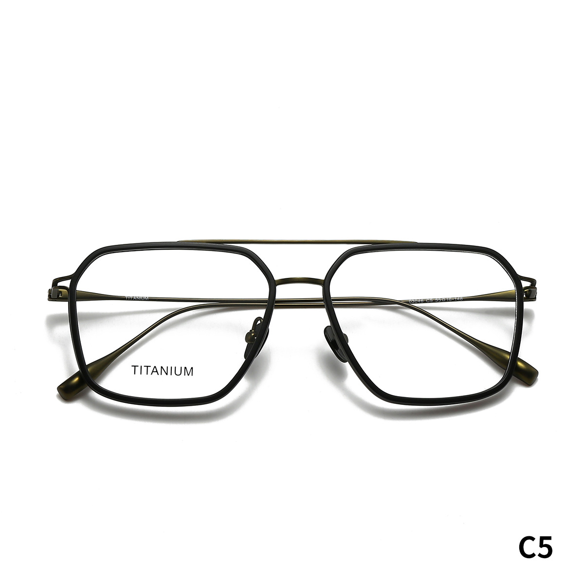 STUDIOMUKU gafas de madera cool para satisfacer a los grandes de la moda con un temperamento encantador de gafas de doble haz.
