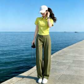 2026网红宽松显瘦洋气短裤两件套潮流运动套装女夏装新款3558
