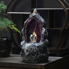 Factory-direct new arrival: Dreamy Crystal Cave Resin Incense Burner—Creative Home & Interior Decor, Perfect for Housewarming Gifts—Dropshipping Available
