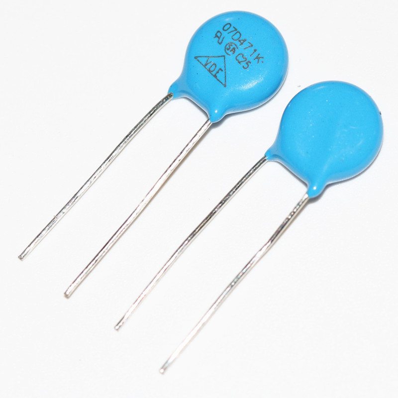 7D471K 压敏电阻 07D471K ZOV CYR 直插 470V 蓝色 插件压敏电阻