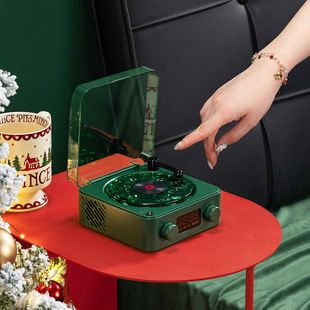 New Kaiwu Tinghai Audio Record Player Wireless Bluetooth Audio High-Quality Charging Desktop Speaker