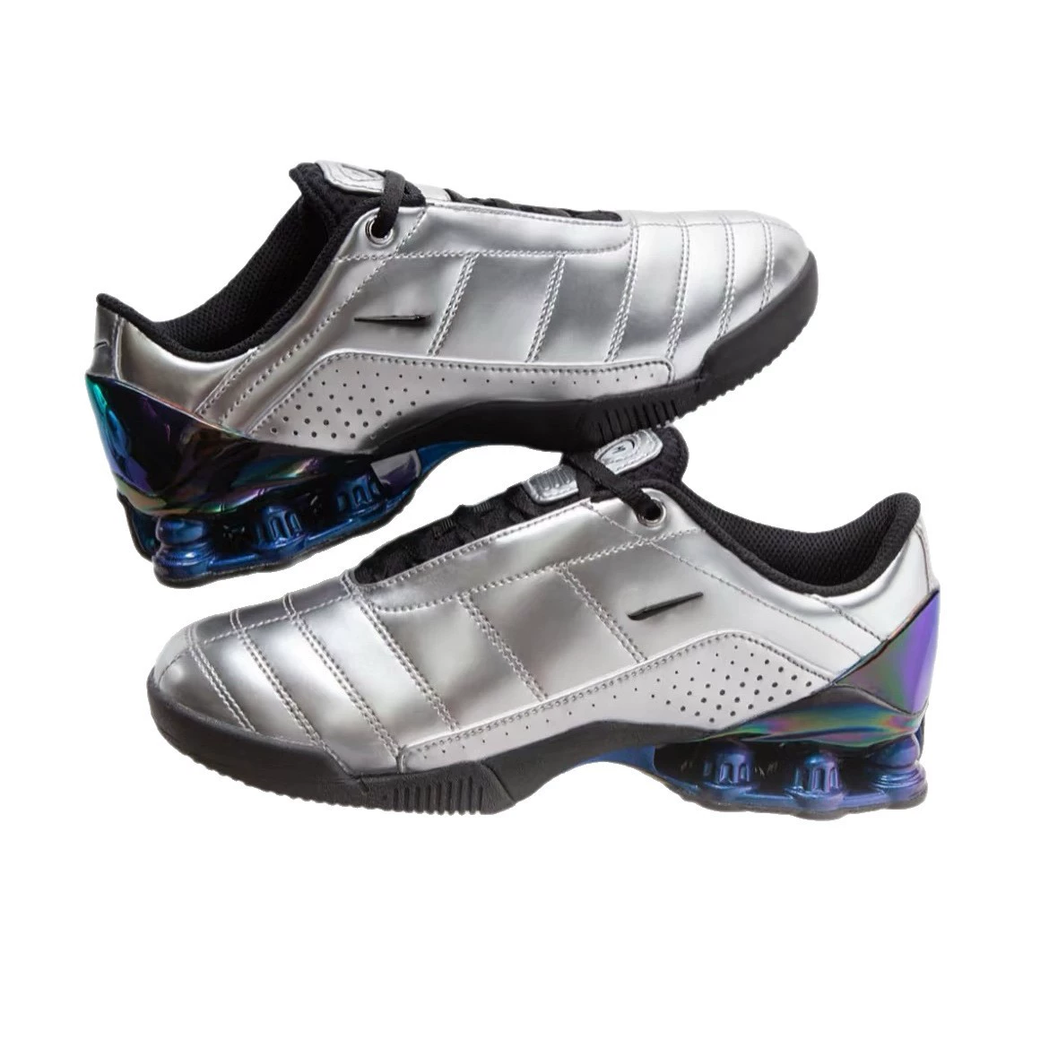 Оригинальные кожаные футбольные кроссовки Total 90 Shox с воздушной колонной, мужские/женские, универсальные для повседневной носки и спорта